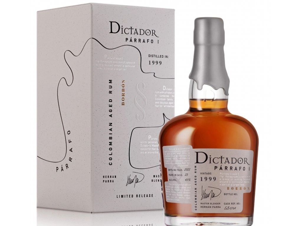 Rhum Dictador Parrafo Borbon 1999
