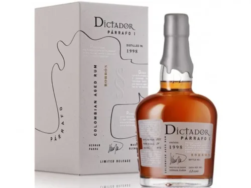 Rhum Dictador Parrafo Borbon 1998