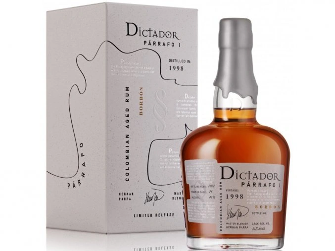 Rhum Dictador Parrafo Borbon 1998