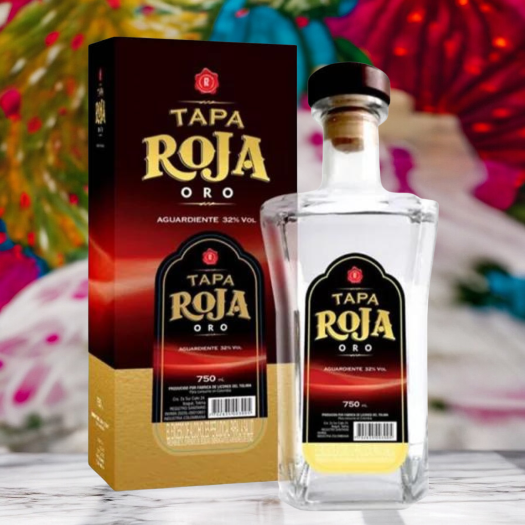 Aguardiente ORO Tapa Roja - 75 cl x 32.0 %