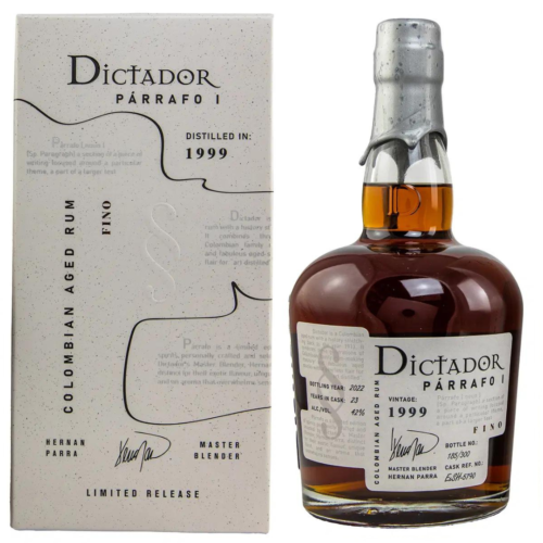 Rhum Dictador Parrafo Fino 1999