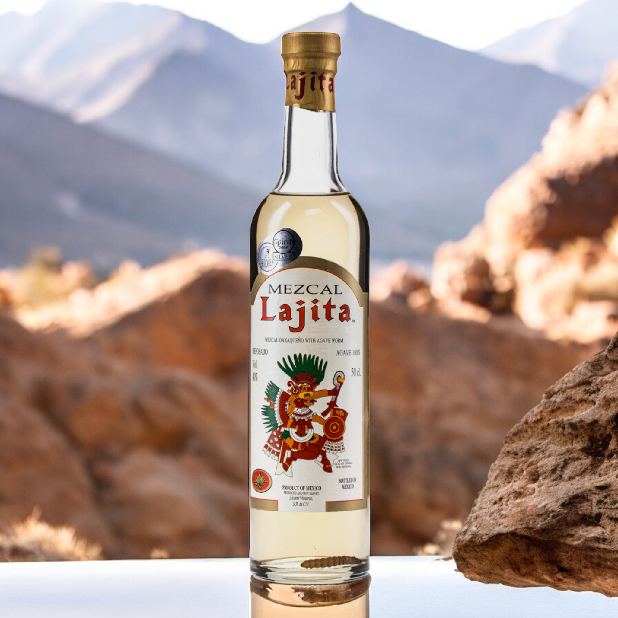 Lajita Mezcal Reposado avec Ver