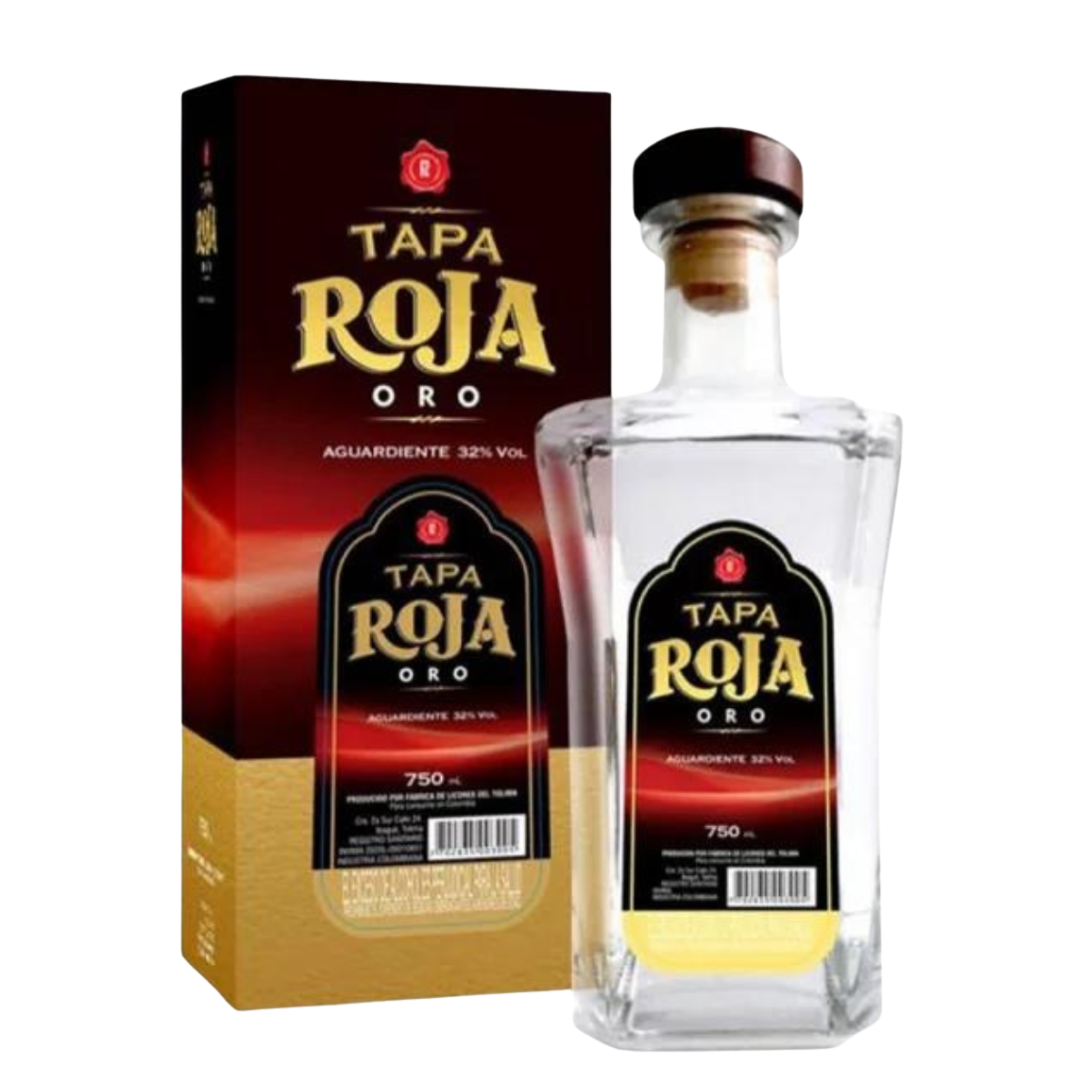 Aguardiente ORO Tapa Roja - 75 cl x 32.0 %
