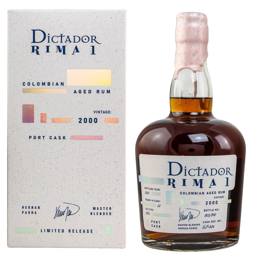Rhum Dictador Rima Port 2000