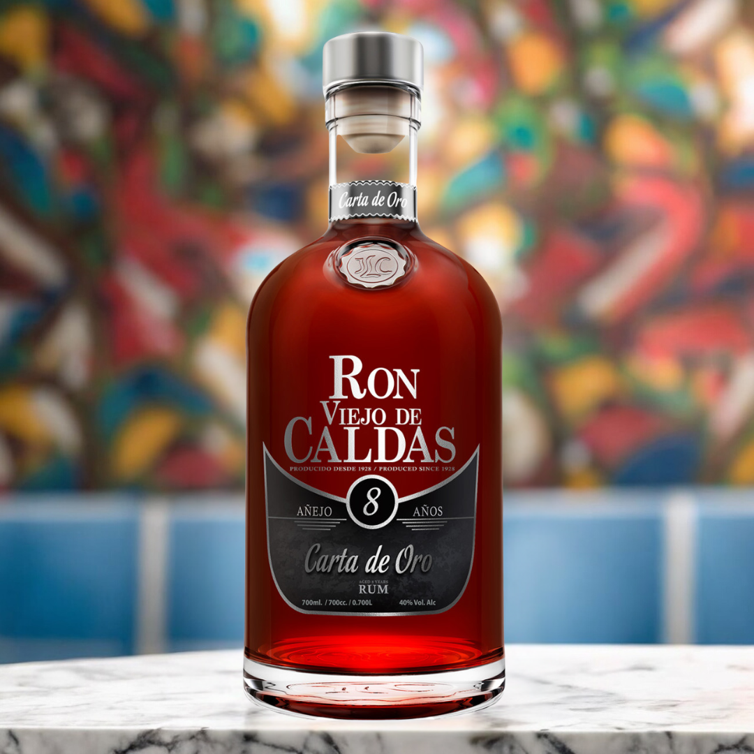 Ron Viejo de Caldas 8 Yo Edicion Carta de Oro - 70 cl x 40.0 %