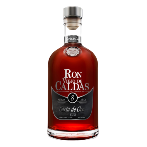 Ron Viejo de Caldas 8 Yo Edicion Carta de Oro - 70 cl x 40.0 %