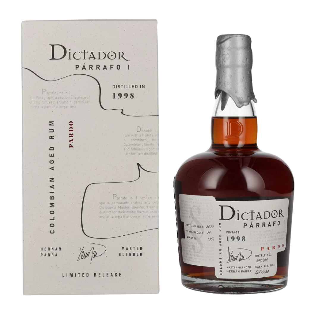 Dictador Parrafo Pardo 1998 - 70 cl x 43.0 %