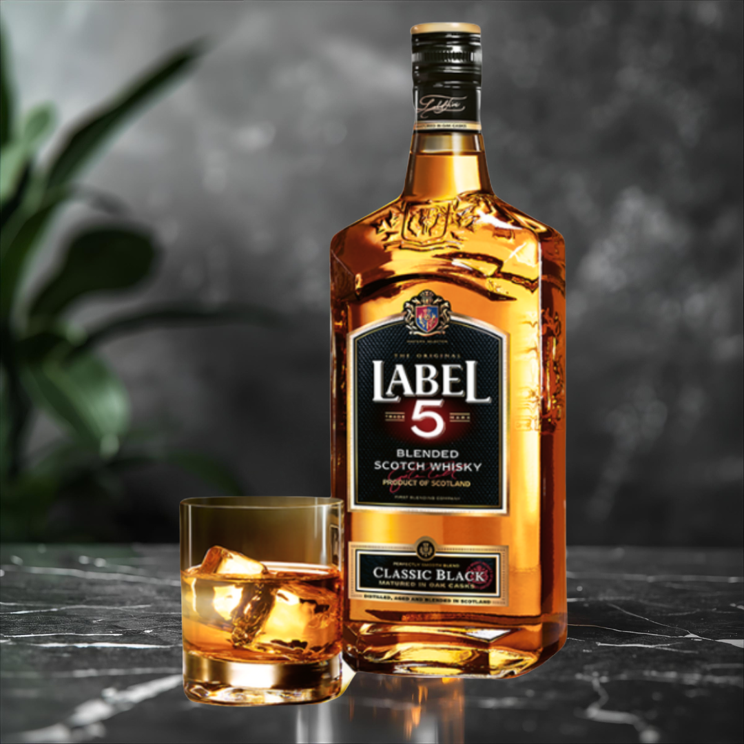 Label 5 + Glass - 100 cl x 40.0 %